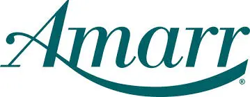 Amarr logo in green stylized text with a sweeping underline beneath the letters "Am".