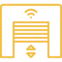 Stylized icon of a yellow certificate or diploma with a ribbon seal on a gray background.
